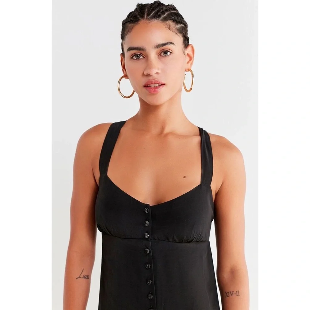 NEW | UO Urban Outfitters | Asher Empire Waist Button-down Jumpsuit